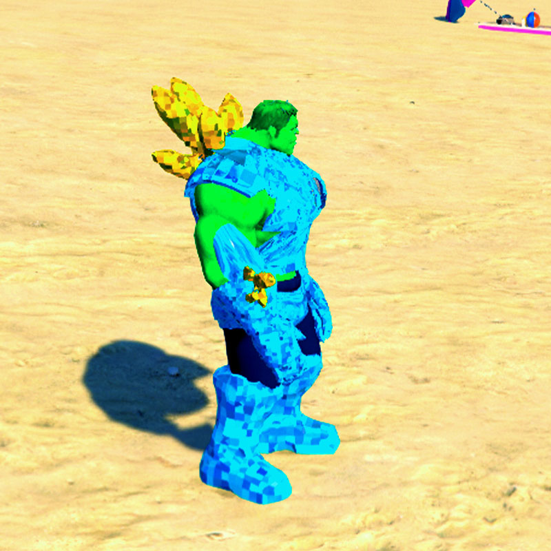 Crystal Hulk 3 GTA5 MODS