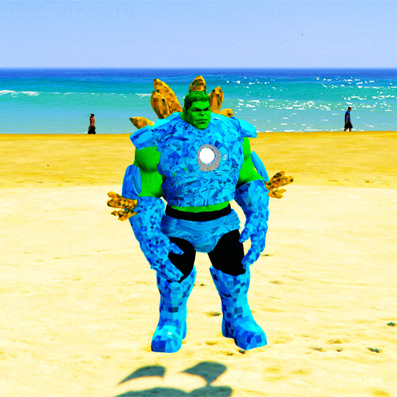 Crystal Hulk 3 GTA5 MODS