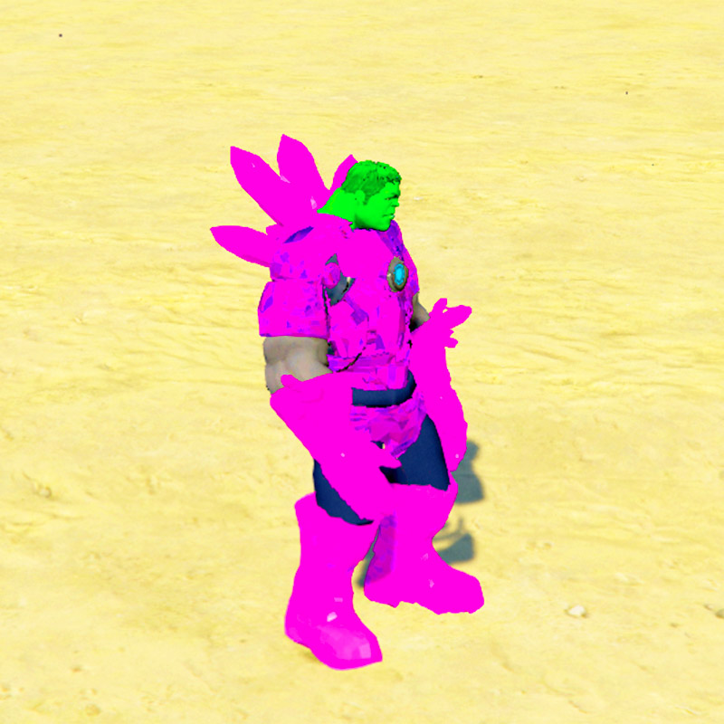 Crystal Hulk 4 GTA5 MODS 