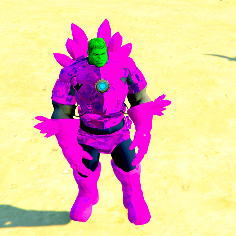 Crystal Hulk 4 GTA5 MODS