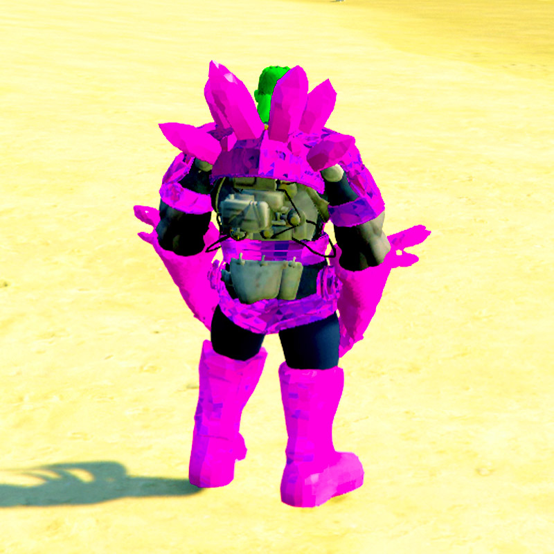 Crystal Hulk 4 GTA5 MODS 