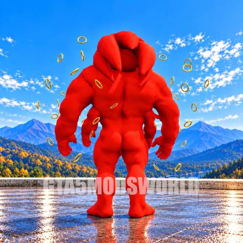 4-Armed Red Knuckles GTA5 MODS