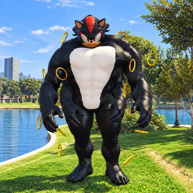 4 Arms Shadow the Hedgehog GTA5 MODS
