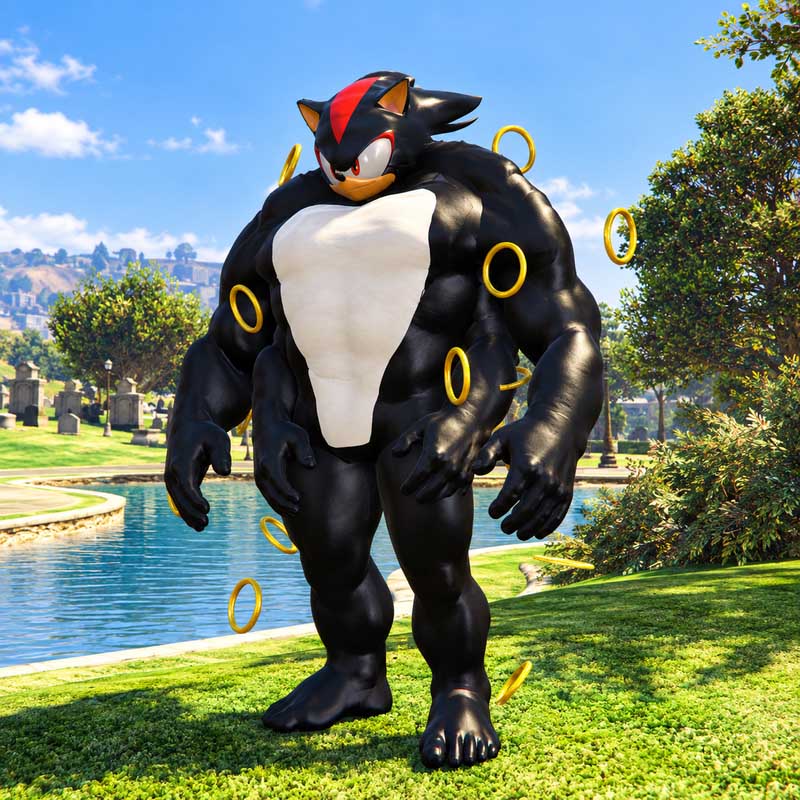 4 Arms Shadow the Hedgehog GTA5 MODS
