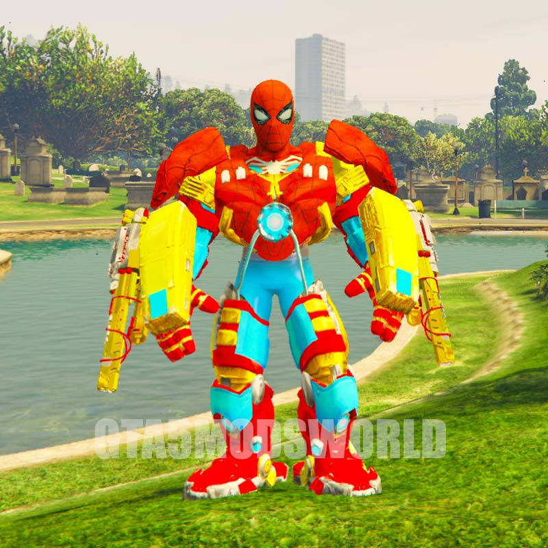Armed Heavy Iron Spider Mech GTA5 MODS