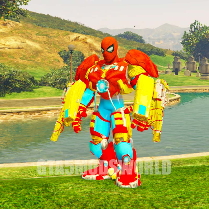 Armed Heavy Iron Spider Mech GTA5 MODS