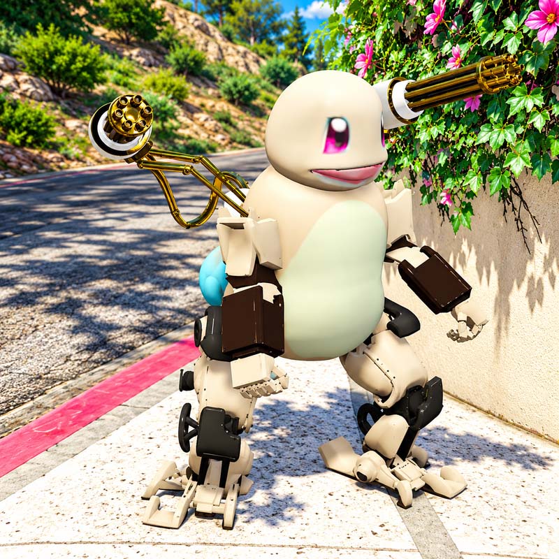 Armored Mech Charmander GTA5 MODS