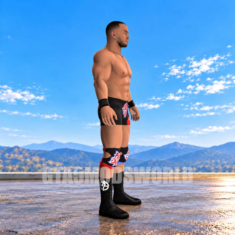 Austin Theory WWE GTA5 MODS