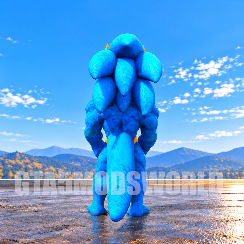 Beast Horned Sonic GTA5 MODS