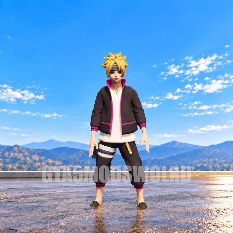 Boruto Uzumaki GTA5 MODS