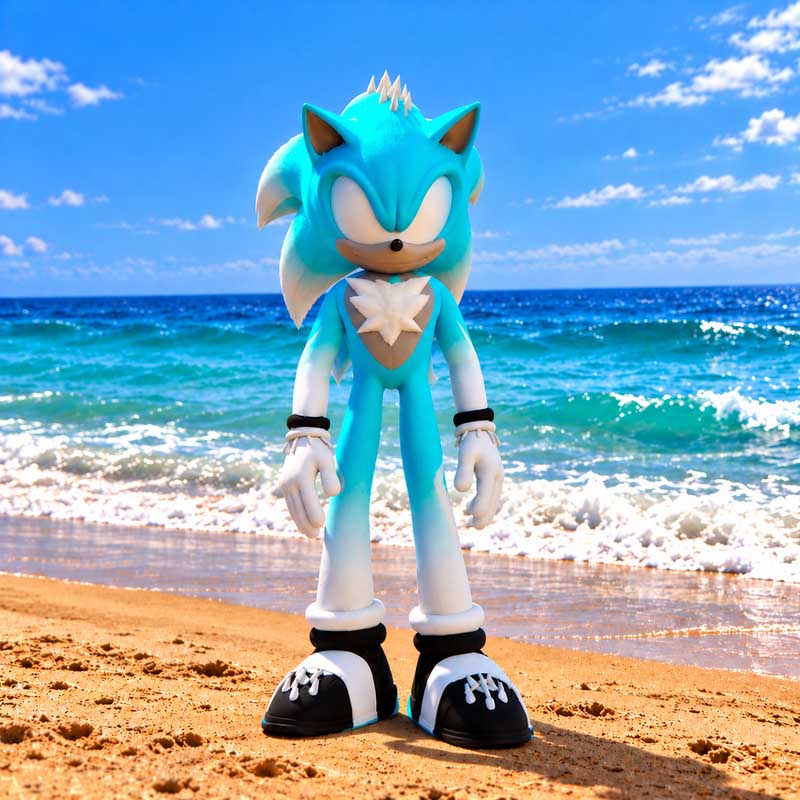 Cyan Sonic GTA5 MODS