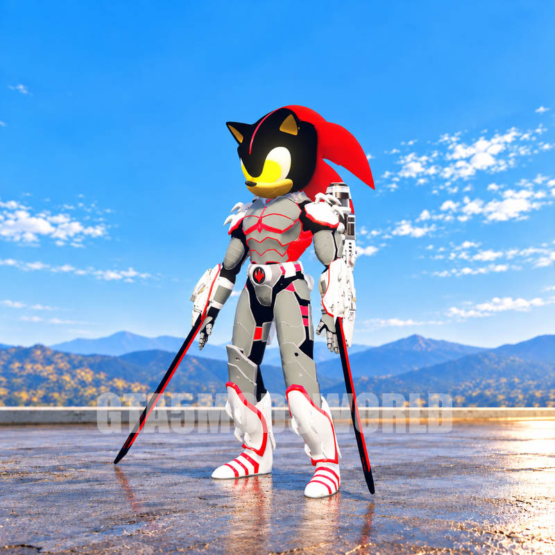 Cyber Shadow Sonic GTA5 MODS
