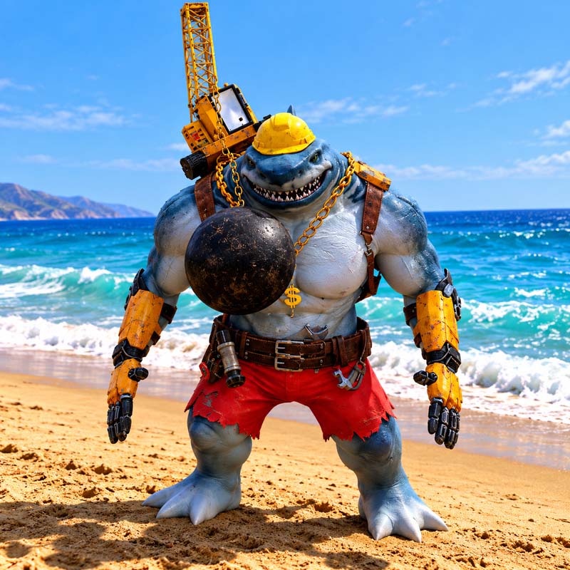 Demolition Shark Monster GTA5 MODS