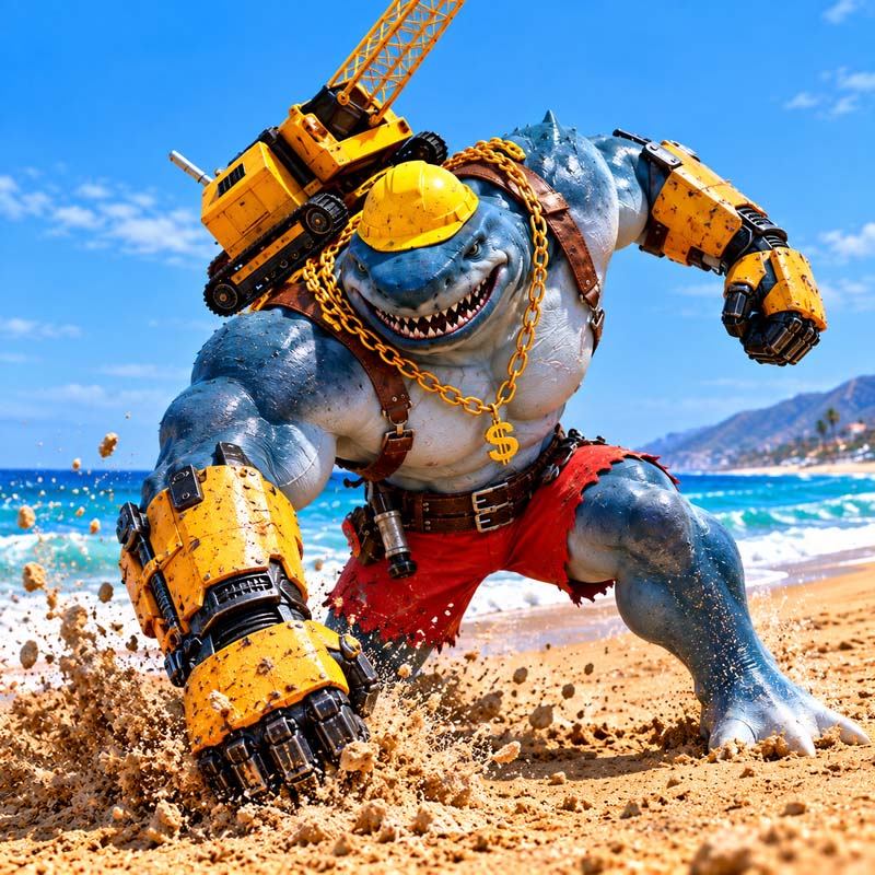 Demolition Shark Monster GTA5 MODS