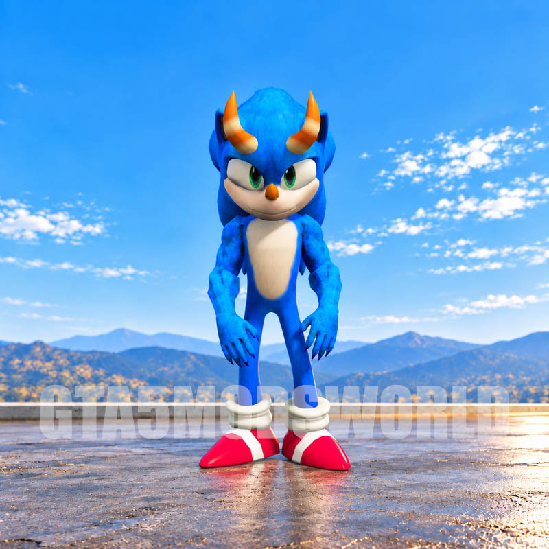 Demon Horn Sonic GTA5 MODS