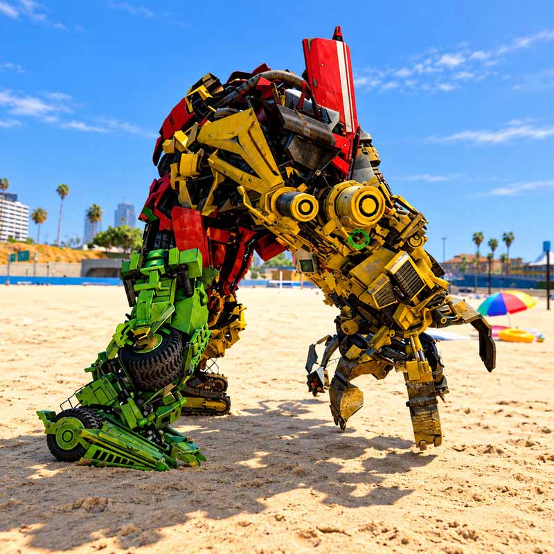 Devastator Transformer GTA5 MODS