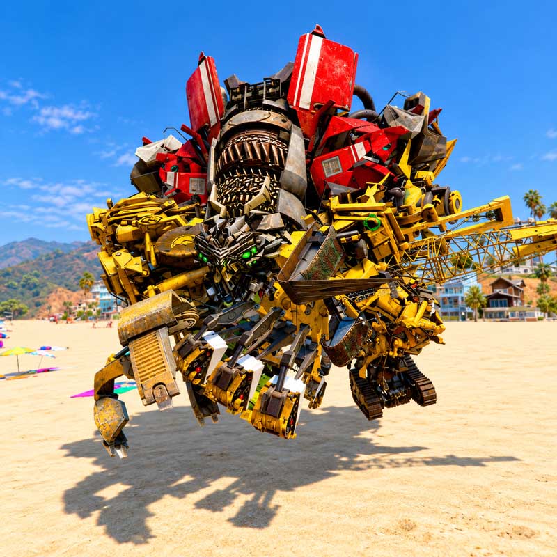 Devastator Transformer GTA5 MODS