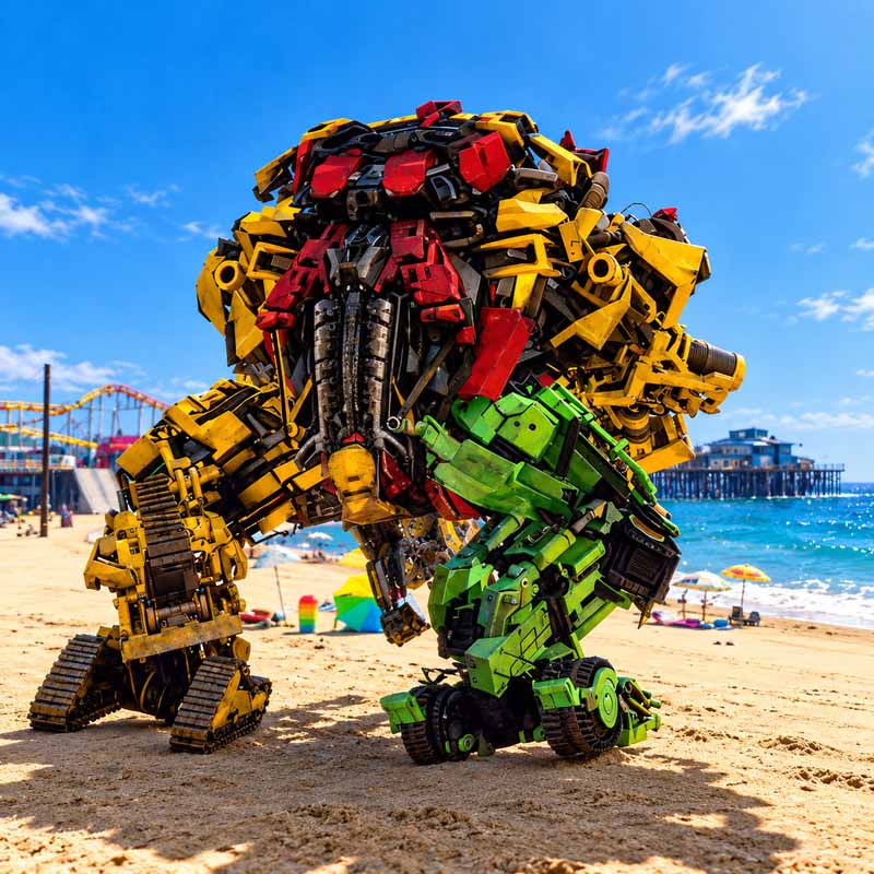 Devastator Transformer GTA5 MODS