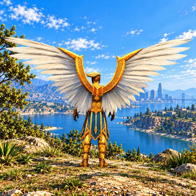 Divine Golden Warrior GTA5 MODS
