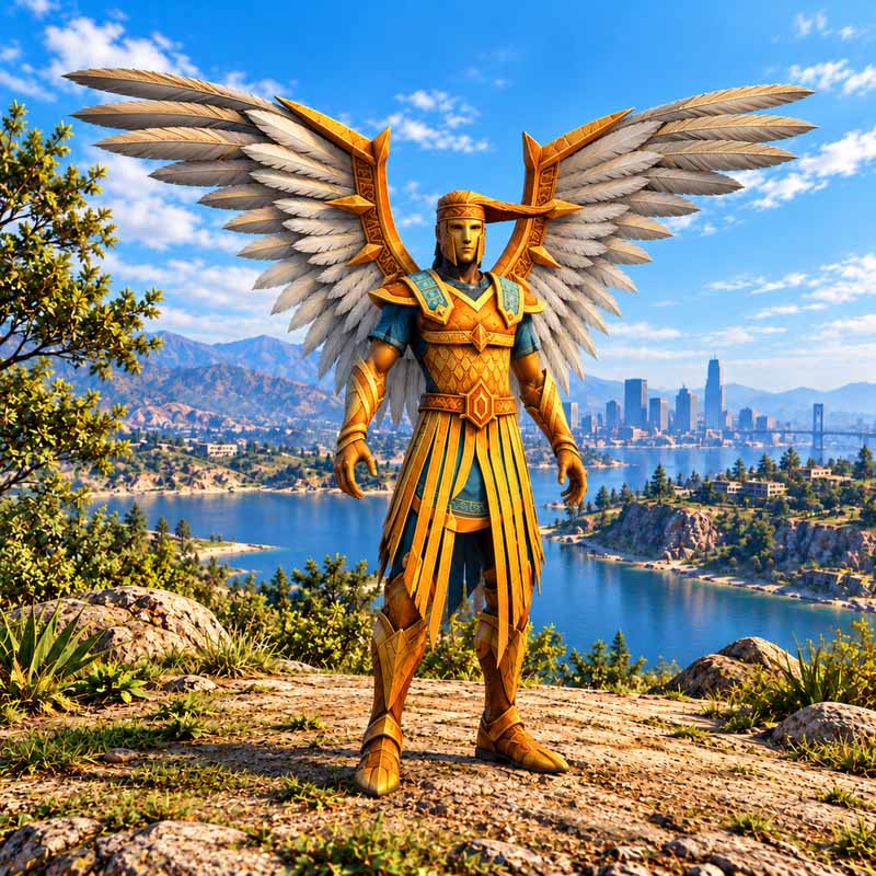 Divine Golden Warrior GTA5 MODS