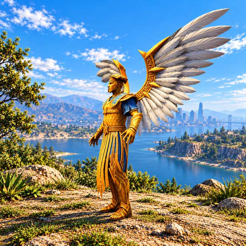 Divine Golden Warrior GTA5 MODS
