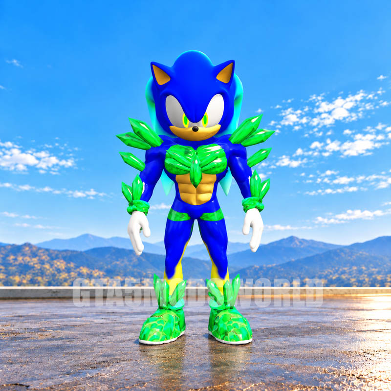 Elemental Emerald Sonic GTA5 MODS