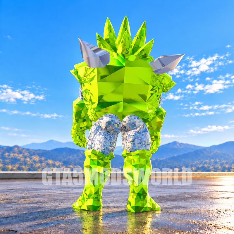 Emerald Crystal Sonic GTA5 MODS