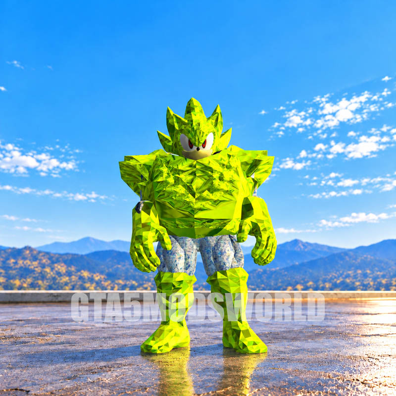 Emerald Crystal Sonic GTA5 MODS