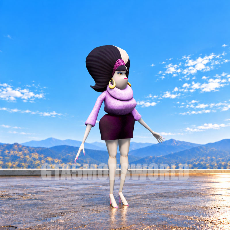 Eunice Hotel Transylvania GTA5 MODS