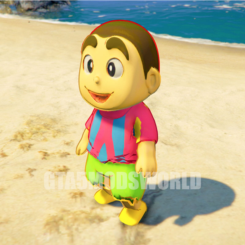 Ghibili Shinchan GTA5 MODS