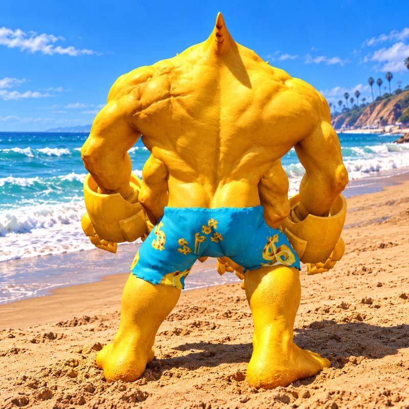 Golden Shark Man GTA5 MODS
