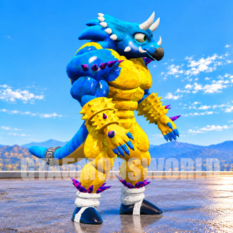Golden Spiked Dino Sonic GTA5 MODS