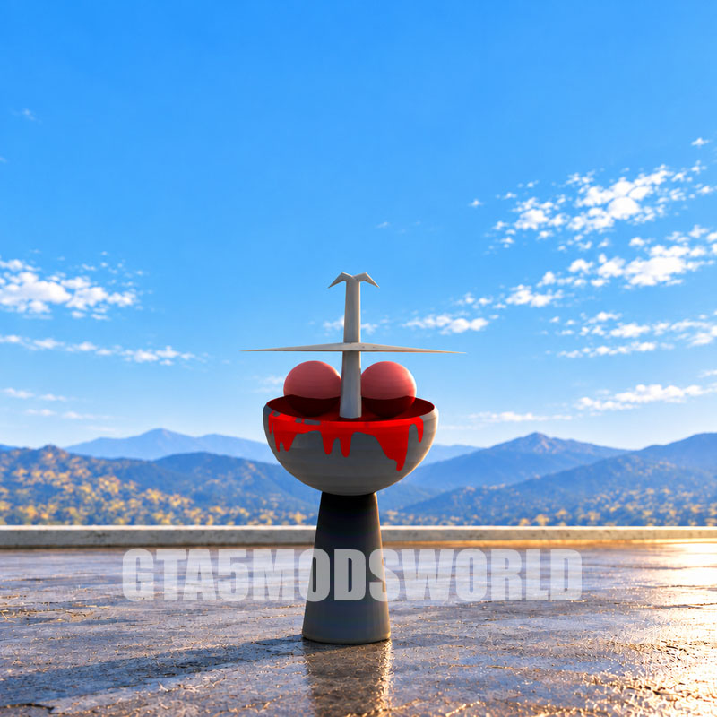Grey Bloody Eye Sprunki GTA5 MODS