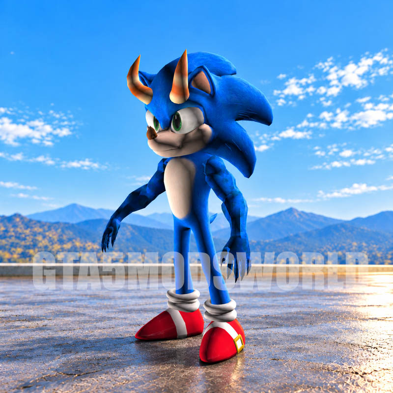 Horned Sonic GTA5 MODS