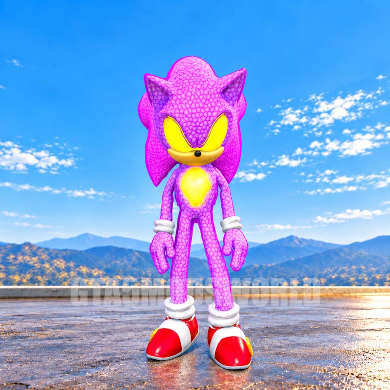Hyper Pink Sonic GTA5 MODS