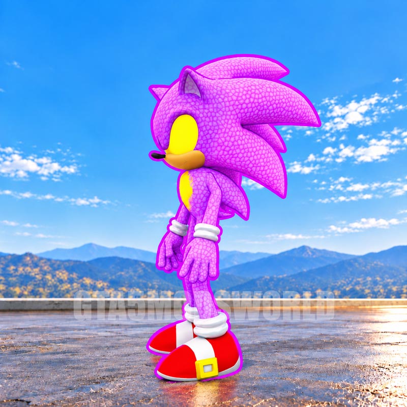 Hyper Pink Sonic GTA5 MODS