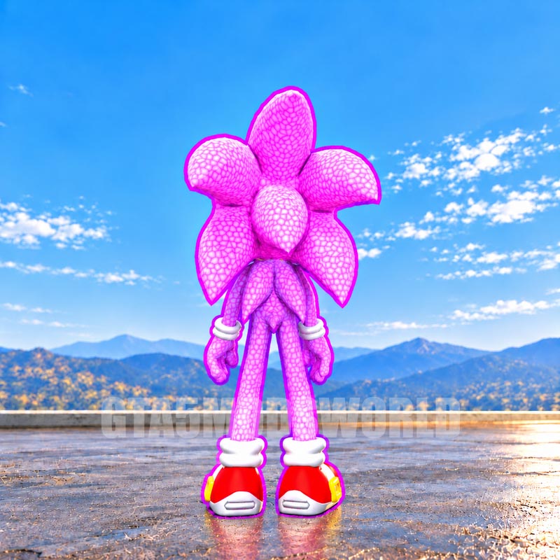 Hyper Pink Sonic GTA5 MODS