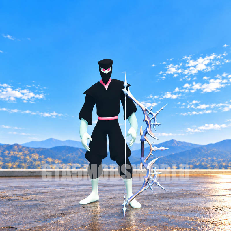 Ice Elf's Bow Solo Leveling GTA5 MODS