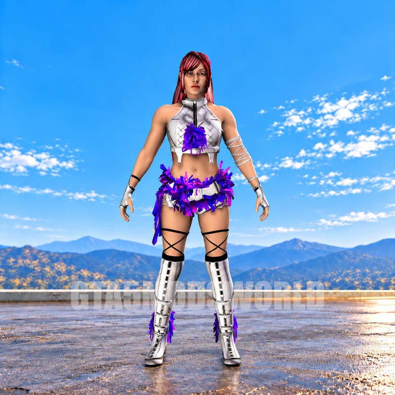 Iyo Sky WWE GTA5 MODS