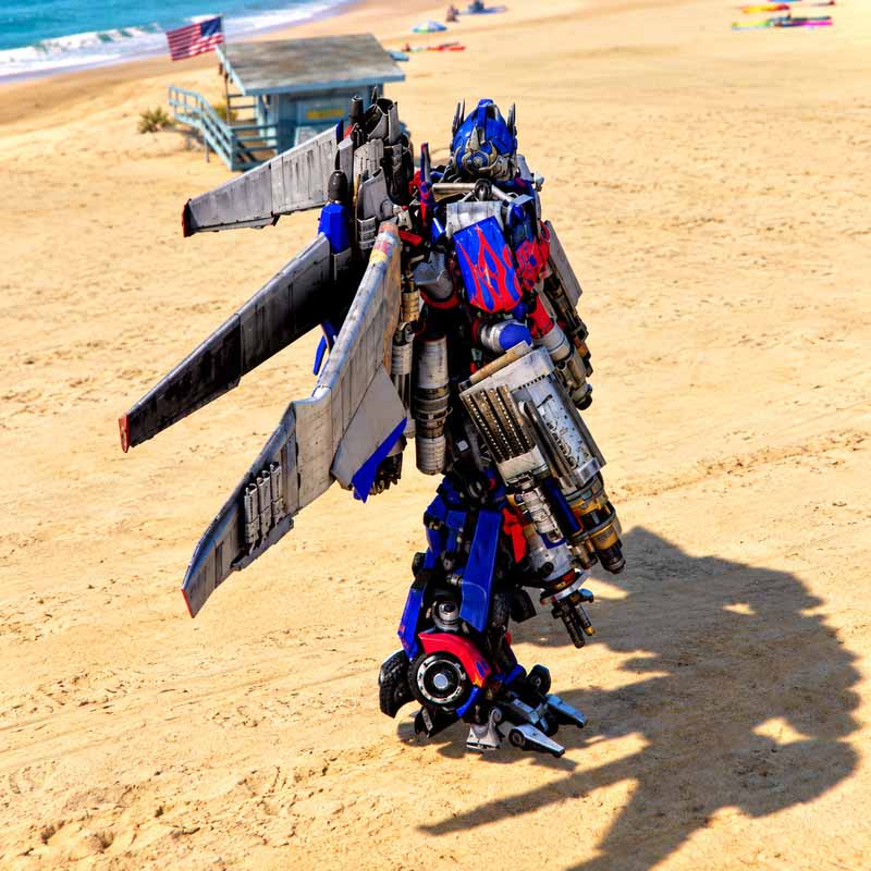 Jetpack Optimus Prime GTA5 MODS