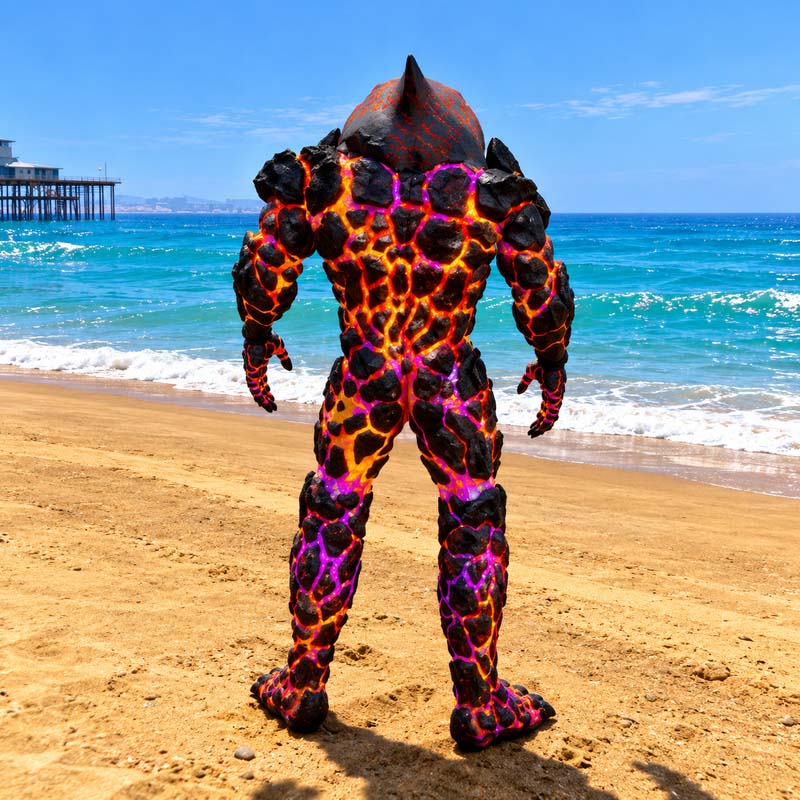 Lava Shark Man 3 GTA5 MODS