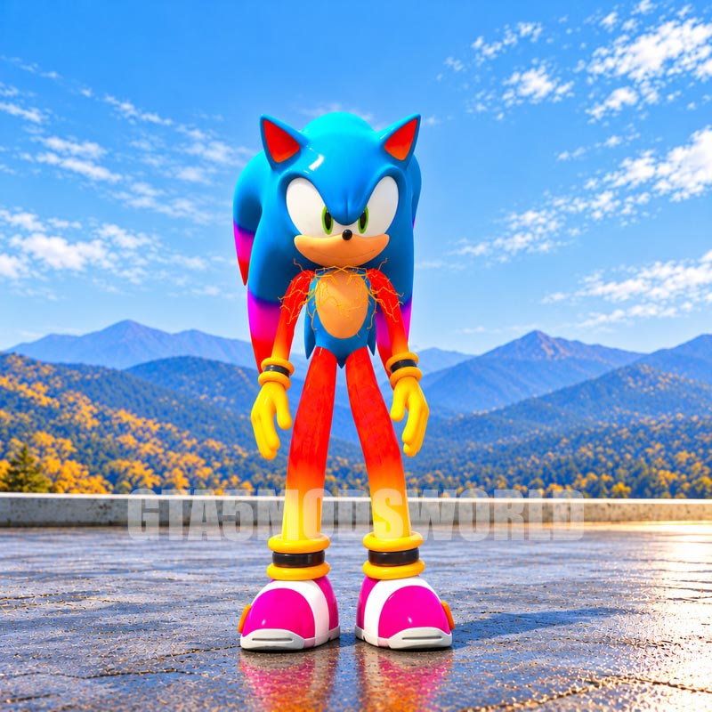 Lava Sonic 4 GTA5 MODS