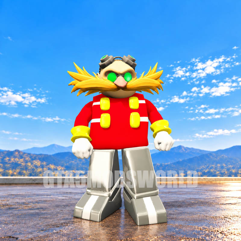 Lego Dr Eggman Sonic GTA5 MODS