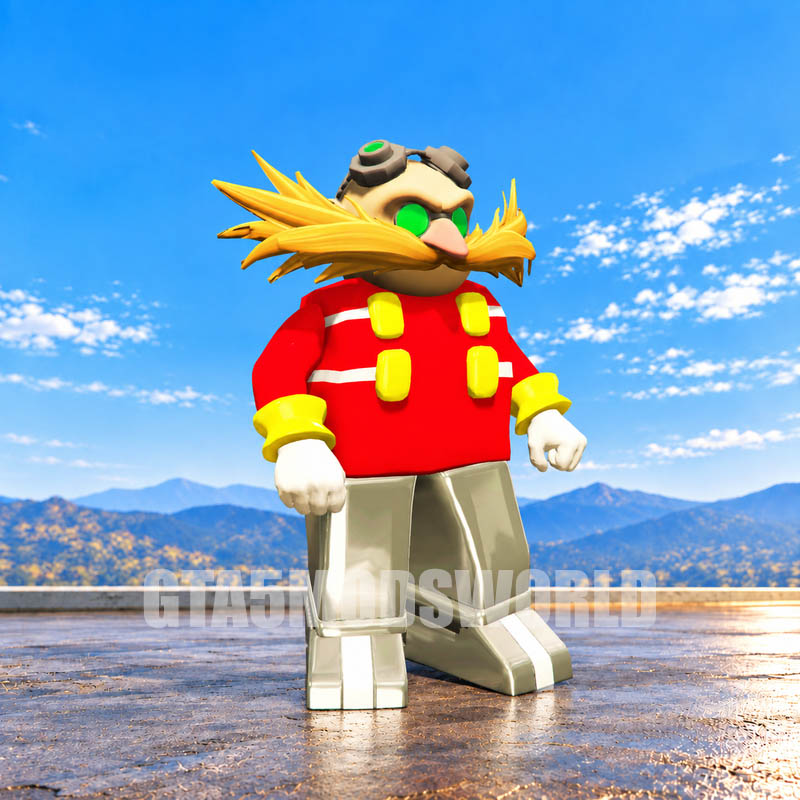 Lego Dr Eggman Sonic GTA5 MODS