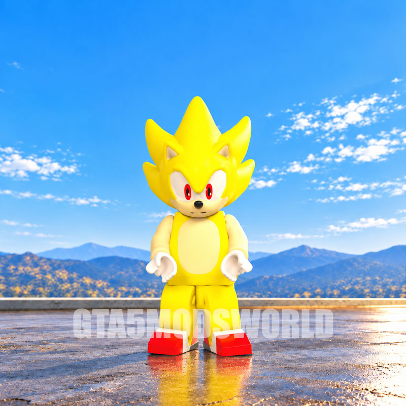 Lego Super Sonic GTA5 MODS