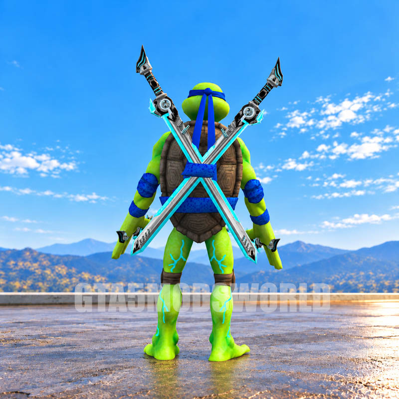 Leonardo Ninja Turtle GTA5 MODS