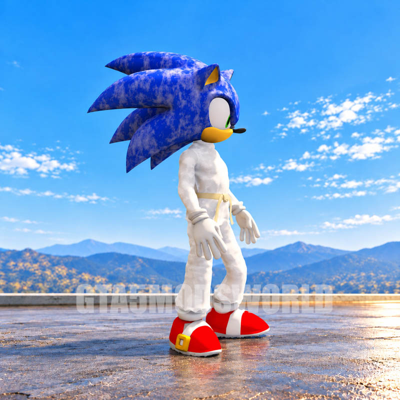 Martial Arts Sonic GTA5 MODS