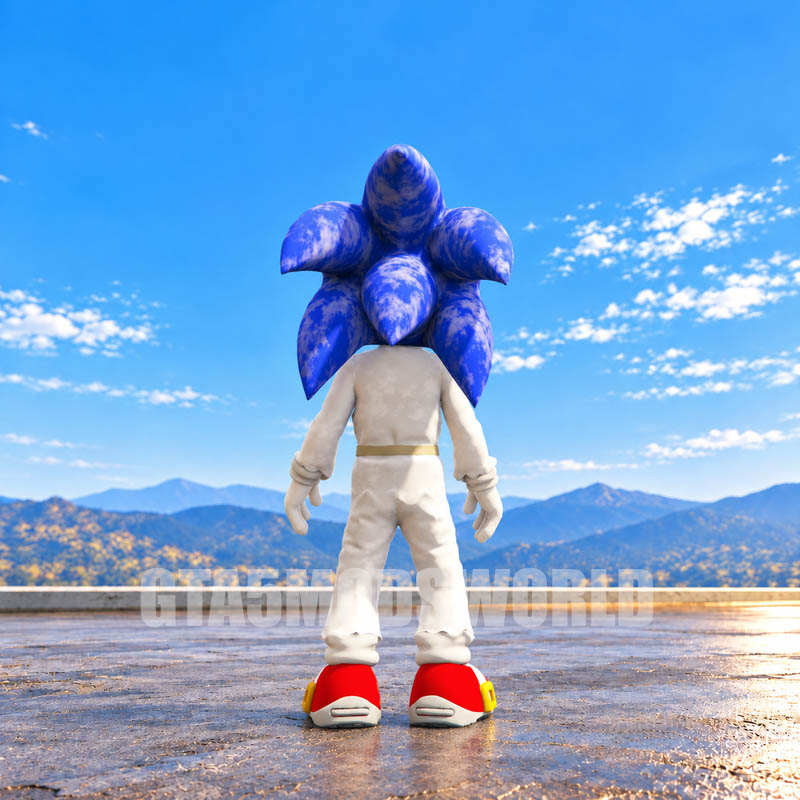 Martial Arts Sonic GTA5 MODS