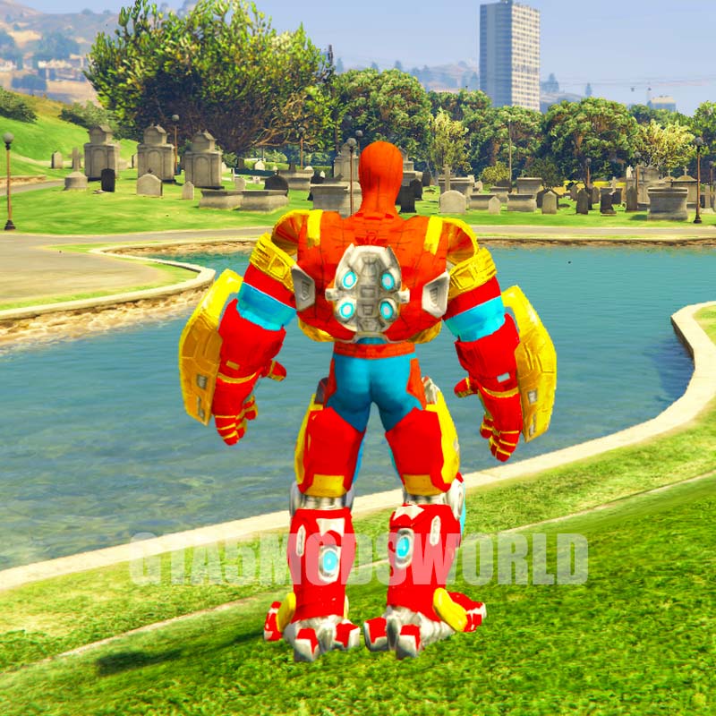 Mecha Iron Spider Titan GTA5 MODS