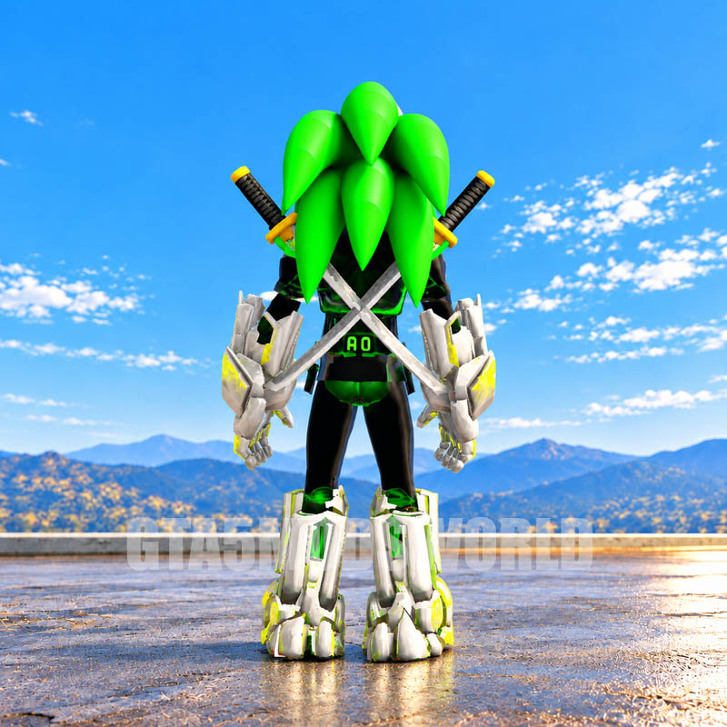 Mecha Ninja Sonic GTA5 MODS